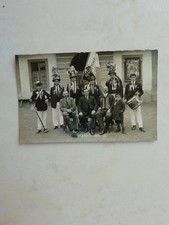 Très rare et originale carte postale ancienne de conscrits alsacien 1915