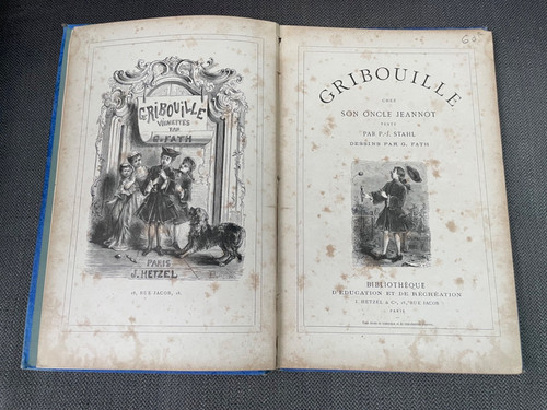 Livre illustré fath hetzel - livre,