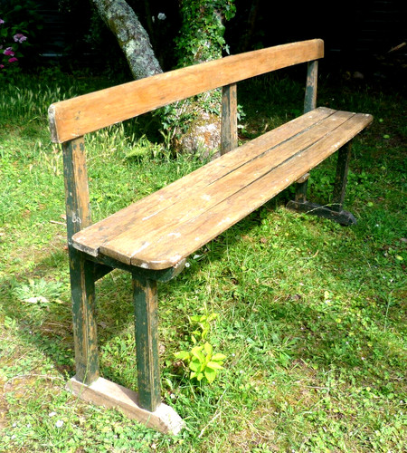 Véritable ancien grand - , banc