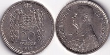 20 Francs 1947 Monaco - Louis