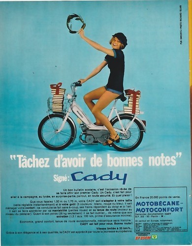 Vélomoteur cady motobecane - vélomoteur,