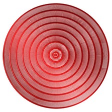 Set de Table Rond Ajouré "Oriental" 40cm Rouge