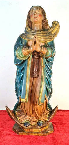 Immaculée bois sculpté et - immaculÉe.,