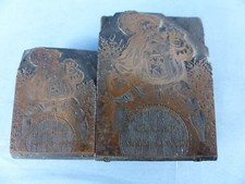 Ancien lot 2 tampon matrice