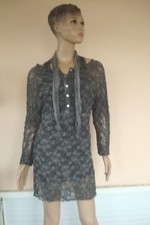 Robe dentelle tunique voile - tunique,
