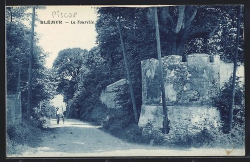Cpa blémur tourelle - tourelle,
