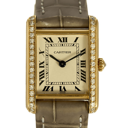 Cartier montre tank or - tank,