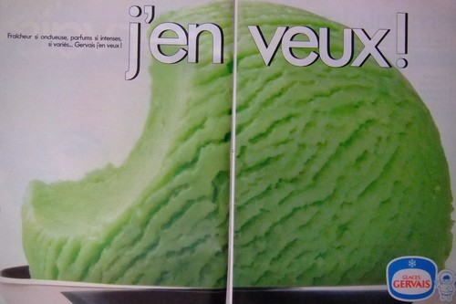 Publicité 1987 glaces - publicitÉ,