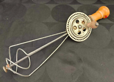 Vintage Fouet batteur manuel CBM Le Roi des Batteurs en métal manche en bois