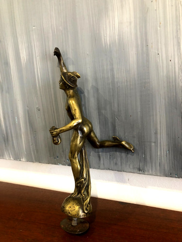 Ancienne mascotte bronze - ancienne, "