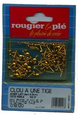 Loisirs créatifs : lot 100 pièces CLOUS À UNE TIGE tête perle - Rougier & Plé -