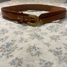 Western Tooled Leather Circle