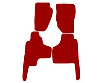 Basic Tapis de sol pour Jeep Cherokee KK IV, Jeep Liberty 2007-2012 Rouge ensemb