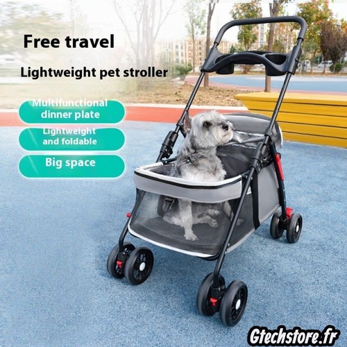 Poussette pliable pour - pour, chien