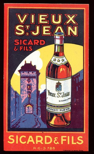 Ancienne carte vin vieux st - ancienne,