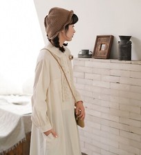 Robe tunique ample brodée