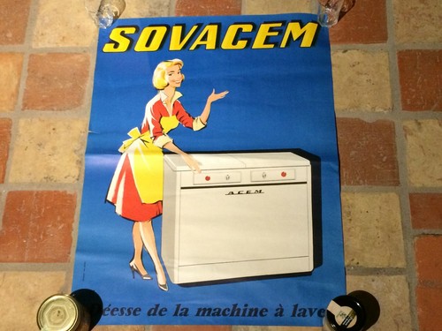 Affiche ancienne sovacem - affiche,