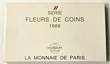 COFFRET FDC 1986 - MONNAIE DE PARIS - AVEC DEUX 100 FRANCS ARGENT -