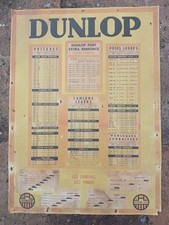 1953 Pneu DUNLOP Affiche