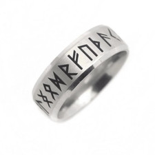 BAGUE ANNEAU HOMME ACIER