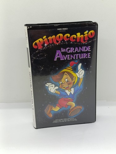 Vhs pinocchio la grande - vhs,