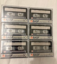 6 cassettes audio BASF CR II -