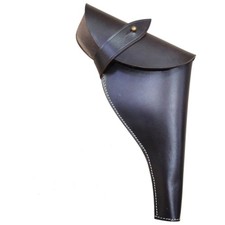 Étui en cuir marron foncé