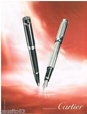 PUBLICITE ADVERTISING 095  2005  les stylos PASHA de CARTIER