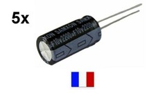 LOT 5X Condensateur chimique