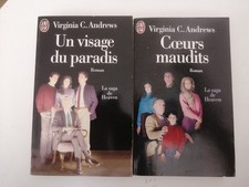 VIRGINIA ANDREWS - LA SAGA DE HEAVEN - LOT UN VISAGE DU PARADIS - COEURS MAUDITS