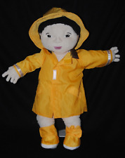 Peluche doudou poupée poupon IKEA asiatique garçon ciré jaune 45 cm TTBE