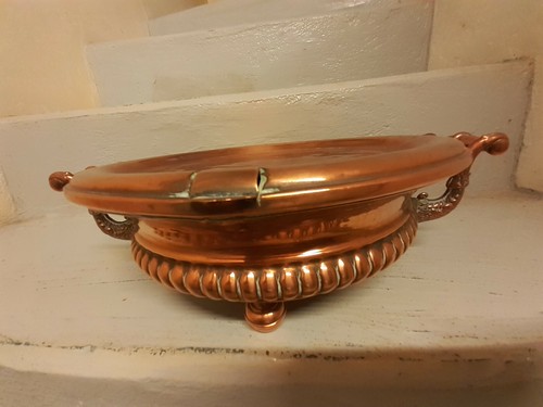 Chauffe plat cuivre xixeme - cuivre,