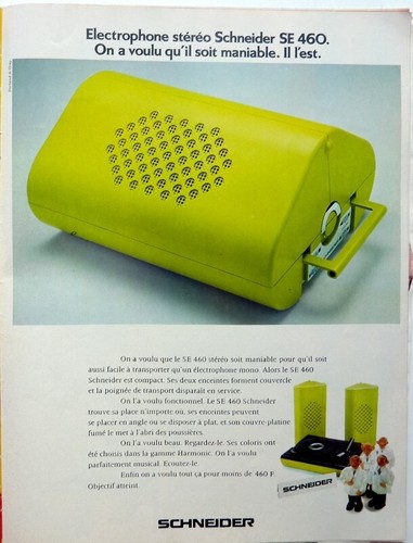 Electrophone scheider tourne - /,
