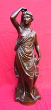 French Art Bronze Venus Antique Sculpture Goddess Statue Vanity 22 1/4" Early 20