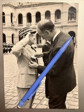 France Photo Général Schuler Képi Brodé Président Giscard D Estaing Invalides