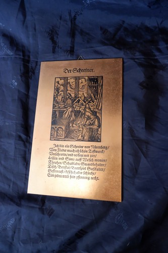 Der schreiner gravure - schreiner,