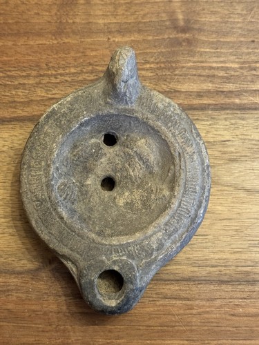 Lampe huile romaine antique - lampe,