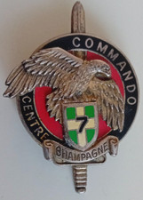 Insigne.  COMMANDO N 7.     CHAMPAGNE. Drago Paris G2599 Para Legion Étrangère 