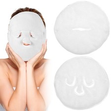 2 pièces visage serviettes visage serviette vapeur visage