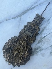 Ancien Balancier De Pendule Portique Napoleon III  -  Antique Clock Pendulum