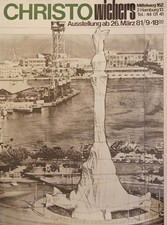 CHRISTO  - 1981  -   Affiche Originale  -   Hamburg