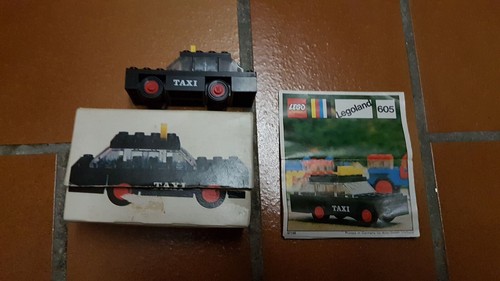 Lego 605 taxi - lego, legoland