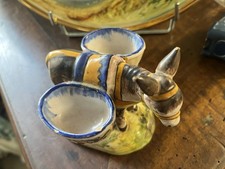 DESVRES Saleron Double FOURMAINTRAUX en Faïence XX Eme