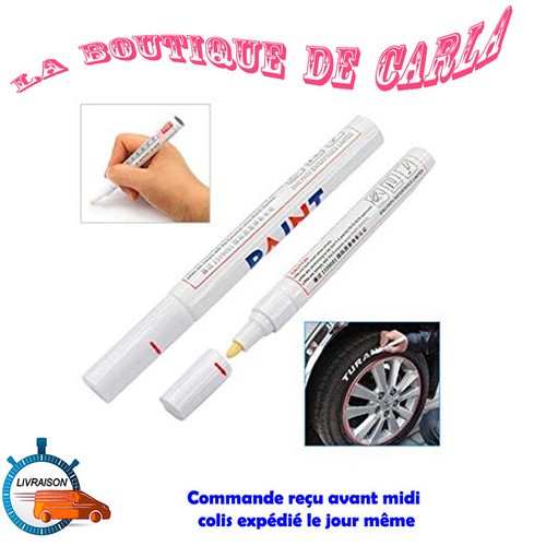 Stylo pneu marqueur blanc - pneu,