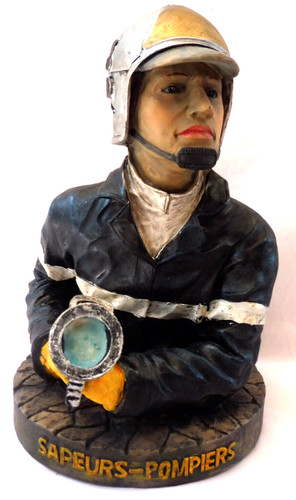 Sapeurs pompiers statuette - -,