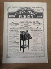 Publicité 1930 Orfèvrerie