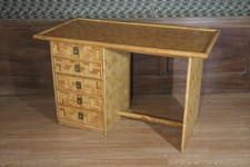 Bureau rotin vintage par dal - bureau,