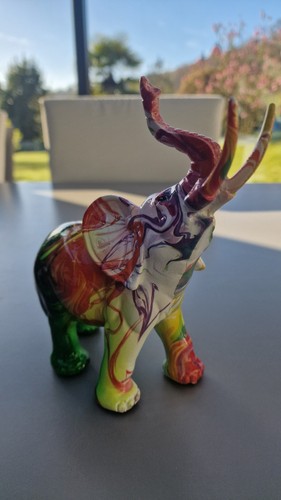 Sculpture éléphant résine - sculpture, d'éléphant