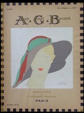 ART GOÛT BEAUTE n°130 1931 - MODE, POIRET, PATOU, MOLYNEUX, PIERRE CHAREAU