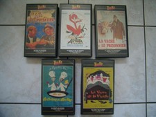 4 VHS FERNANDEL + 1 VHS JEAN